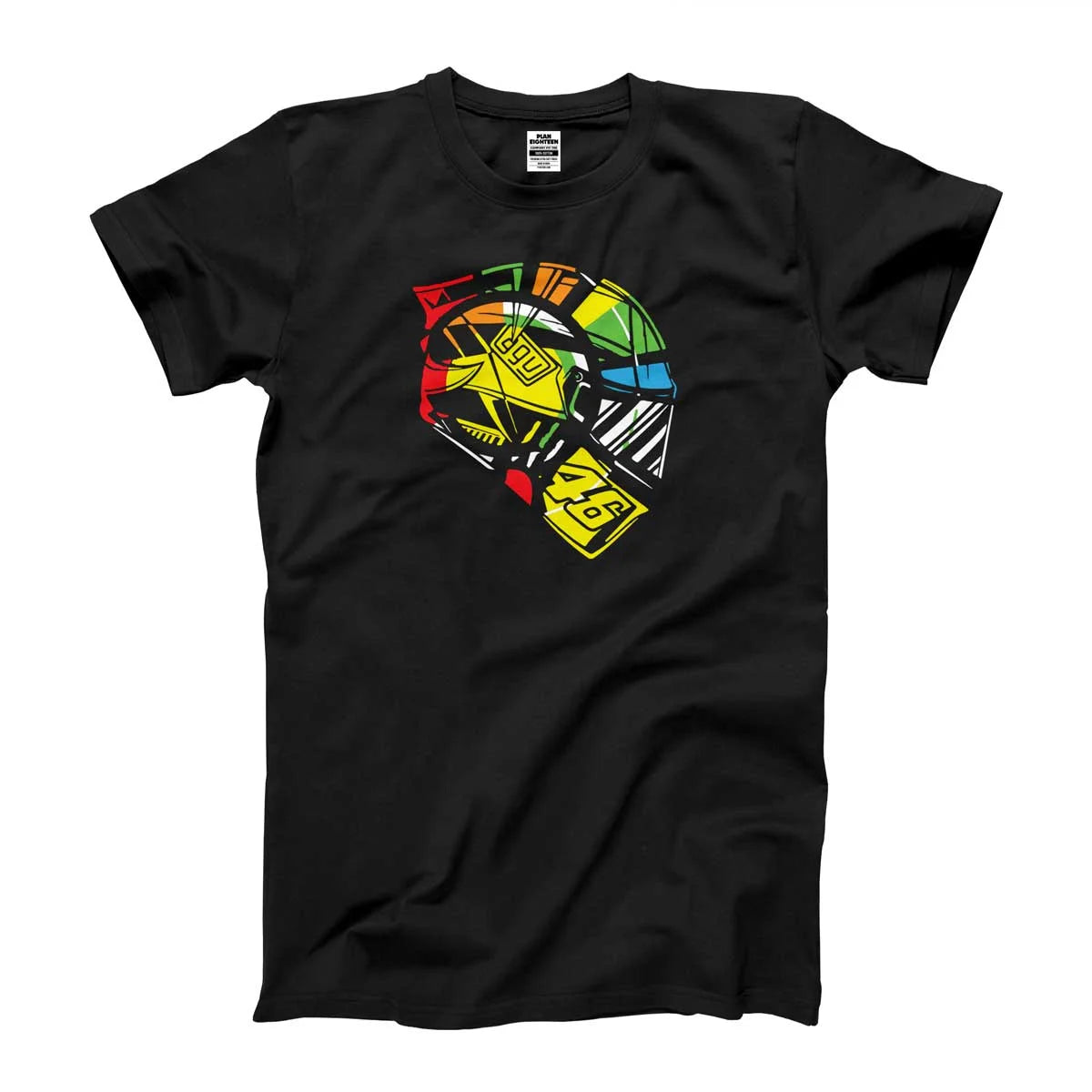 Rossi-Helmet-Tshirt-Half-Sleeve-Front