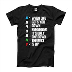 Life-Quote-Tshirt-Half-Sleeve-Front