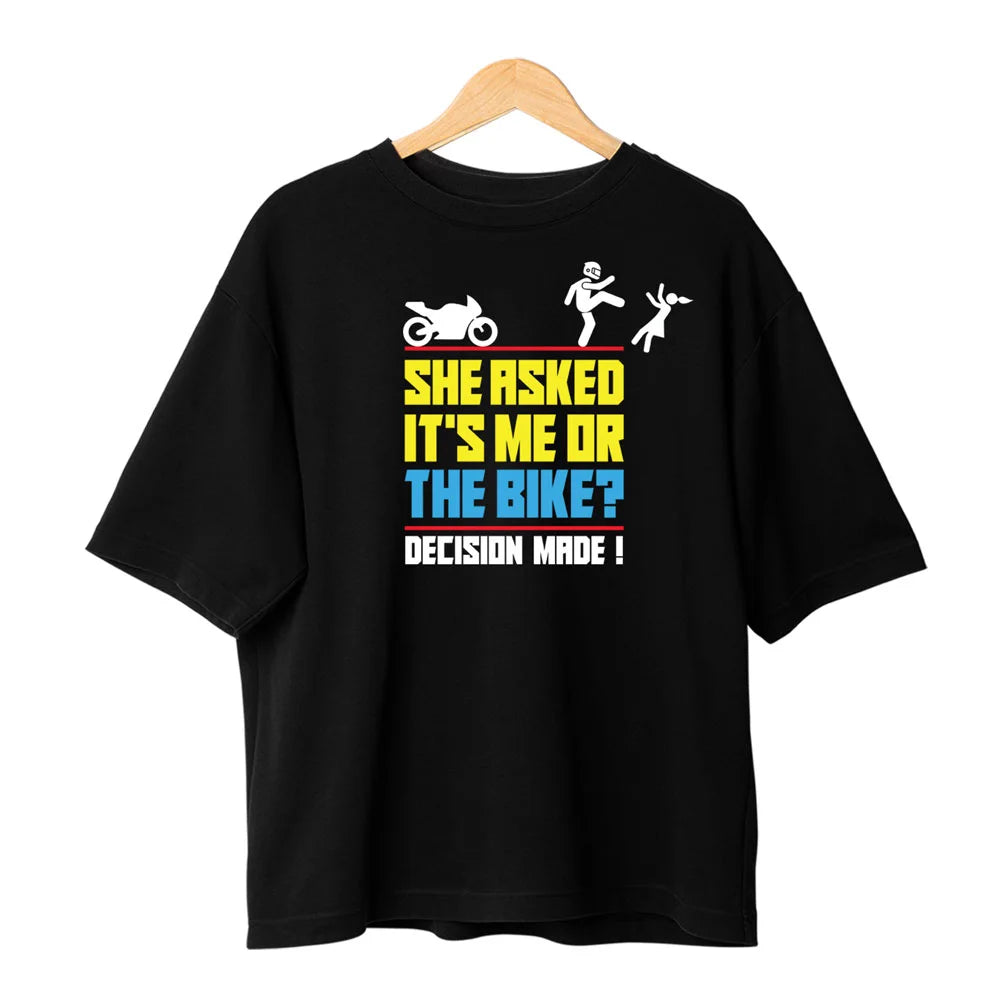 She Asked Oversized Tshirt
