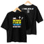 She Asked Oversized Tshirt with Instagram ID on the back
