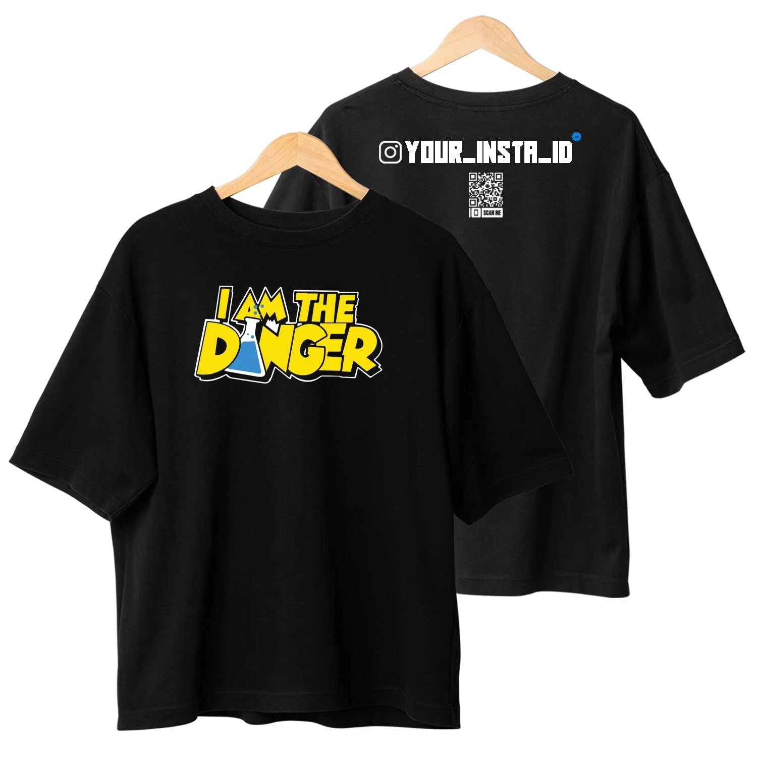 I AM THE DANGER - Instagram OVERSIZED T-shirt