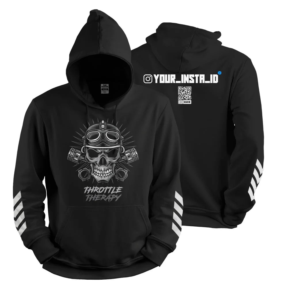 Throttle Therapy - Custom Instagram ID Hoodie