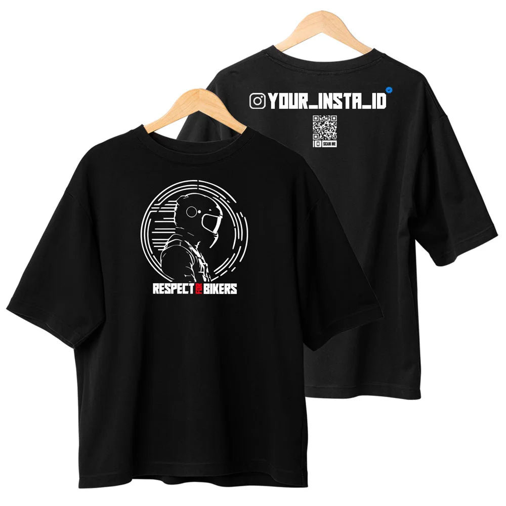 Respect for bikers custom instagram tshirts Main image